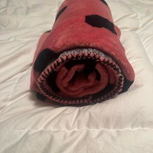 Polka dot blanket from Victoria secret pink